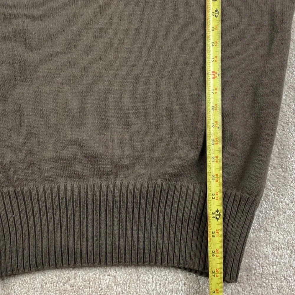 Garrison Collection Mens XL Olive Drab 5 Button Shawl Collar Military Sweater